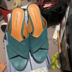 Lucky brand wedge slip on